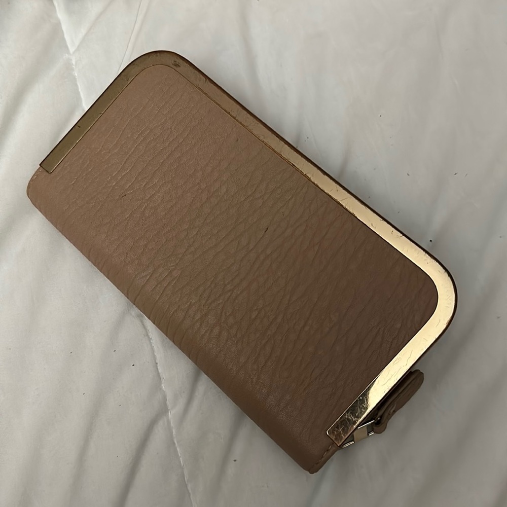 Madison West pink/tan wallet